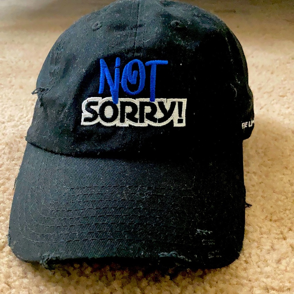 Not sorry field grade hat